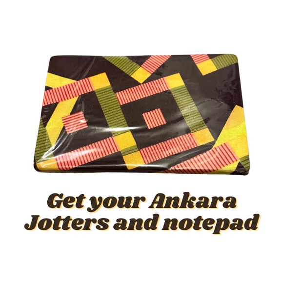 Ankara Mini Jotters/Notepads - 3 pcs - Picture 2 of 6